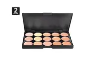 Kiiss 15 Color Contour Cream Concealer Kit Neutral Makeup Camouflage Palette