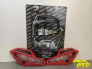 Can-Am LEGION RED Wind Deflector Hand Guard Kit w/ Mounting Kit Wrap Around