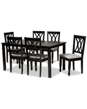 Baxton Studio Reneau 7pc Dining Set
