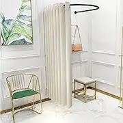 Clothing Store Fitting Room, Changing Room U-Dressing Room For Privacy Protection And Room Divider Frame,Suitable for Shopping Mall Clothing Store Office（10 Colors 1sizes）