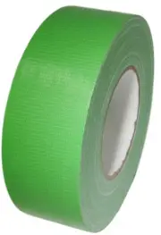 T.R.U. Industrial Duct Tape. Waterproof UV Resistant Light Green 2.5 in X 60 Yd.