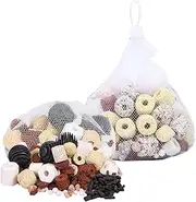 Aquarium Filter Media 12in1 Ceramic Bio Ball Filter Media 420gx2bag for Aquarium Fish Tank Pond Filter,Decorations, Accessories for Water Purification, Algae Prevention,and PH Stabilization