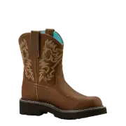 Ariat Ladies Fatbaby Embroidered Sassy Brown Western Boot 10061281