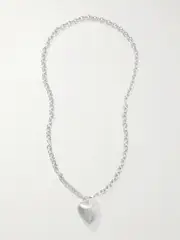 [Roxanne Assoulin] Roxanne Assoulin - The Puffy Heart Silver-tone Necklace - One size One size Silver