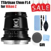 TTArtisan 17mm F1.4 APS-C Manual Focus Lens for Nikon Z Mount Camera