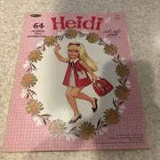 RARE. Vintage. HEIDI Paper Doll Set 1966 Whitman. *UNCUT* Original # 1948.
