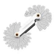 40Piece Screw Thread Gauge Stainless Steel For Accurate Measurements In Industry