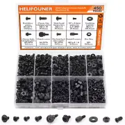 450 Pieces Computer Standoffs Screws Assortment Kit for 2.5" SSD, Hard Drive