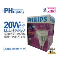 在飛比找PChome24h購物優惠-(2入) PHILIPS飛利浦 MasterLED PAR3