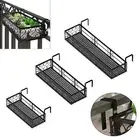 Hanging Railing Planter Basket, Flower Pot Stand, Balcony Flower Pot Stand,