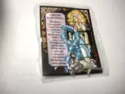 Rosary, Finger, One Decade, Blue, By Devon In Plastic Carrying Case, New