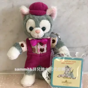Sammi香港迪士尼代購—情人節限定版 畫家貓 絨毛娃娃 吊飾/鑰匙圈