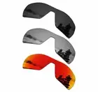 SmartVLT Polarized Replacement Lens for-Oakley Offshoot - Black & Silver & Red