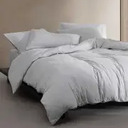 Calvin Klein Modern Melange Jersey 3 Piece Comforter Set, Queen