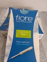 (3) Boxes Fiore Tampon SUPER Compact Plastic Applicator 6 Per Box