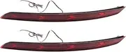 SILILAN Fluid Style Light Bumper Reflector Tail Lights Fit for H-yundai Elantra 2016 2017 2018 Brake Lights Turn Signal Lights Red