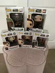 Funko Pop Star Wars Bobble-Heads #’s 480,481,482,483 & 484