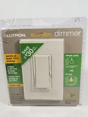 LUTRON Eco-Dim Single Pole or 3 Way Dimmer DIVA DVW-603PG