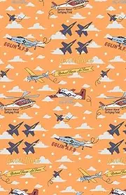 Paperback with Blue Angels and USA Air Forces, Florida in orange, 150 lined sheets
