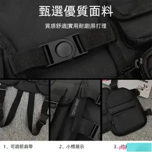 攝影器材攝影師胸戰術包2023春季新款多口袋功能風胸包簡易相機包方便攜帶攝影器材攝影戰術胸包