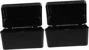 TEMPNAP Plastic Desktop Index Card Storage Box Card Organizer Flashcard Holder Note Case Office Home Organizer