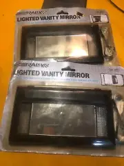 Lighted Vanity Mirror clips on sun visor one pair