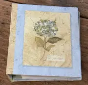 CHERI BLUM Photo Album HYDRANGEAS 2-Ring Binder Holds 100 Photos 4”x 6” NEW