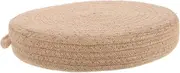 Versatile Adult Floor Pillow Round Woven Stool for Bathroom Light Portable