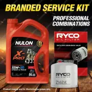 Ryco Oil Filter Nulon 5L XPR15W50 Engine Oil Kit for Mitsubishi Starion JB JA (for: Mitsubishi)