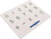 Magnetic Writing Board Tracing Board Educational Math Number Practicing Fine Motor Magnetic Board Magnetic Learning Green Plastic