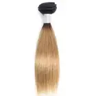 1 Bundle Human Hair Weave 50G/Pc 1B/27 1B/30 Ombre Honey Blonde 10-18 Inch Strai