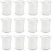 Coopay 12 Pieces 100 ml Silicone Measuring Cup DIY Resin Glue Tools Cup for Making Handmade Craft Nonstick Silicone Mixing Cups