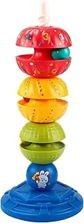 Rainbow Tower Stacking Toy - Balance Game Stacking Blocks Toys Rainbow Tower - Fun Educational Learning Playset Building Tree for Children Boys Girls Over 1