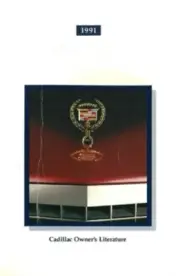 1991 Cadillac Deville Owners Manual User Guide Reference Operator Book Fuses (for: Cadillac)