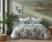 Logan & Mason Botanical Coast Quilt Cover Set Sage