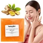 Honey Glow Lemon Turmeric Kojic Acid Soap Bar Turmeric Soap Body Face P0L4