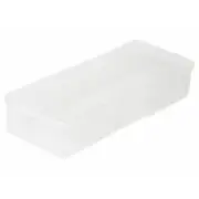 Clear Empty Nail Tools Storage Box Organizer Case Holder Manicure Case