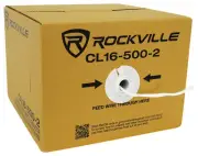 Rockville CL16-500-2 CL2 Rated 16 AWG 500' Speaker Wire In Wall Ceiling 70V 100V