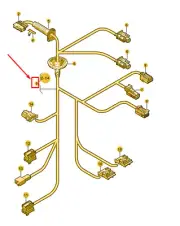 AUDI A3 Sportback 8Y Rear Left Door Wiring 8Y0971687H NEW GENUINE