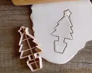 Simple Christmas Tree With Star Christmas Cookie Cutter Pastry