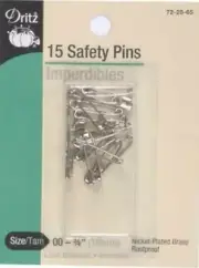 Dritz ~ (72-20-65) - 15 Safety Pins