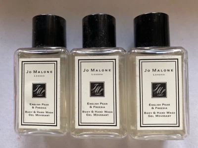 3 Jo Malone English Pear & Freesia Body & Hand Wash = 1.5 oz