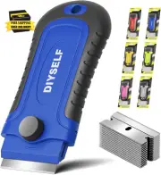 1 Pack Razor Blade Scraper, Glass Scraper with Extra 15 Blades, Professional Raz