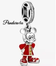 PANDORA Disney Mickey Mouse Dangle Charm NeW with Tag Foldable Gift BOX