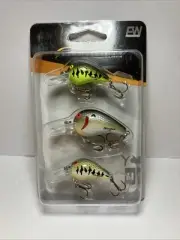 Bomber Lures Freshwater Fat A, Variety 3 Pack COMB SHIP $1 PER MULT