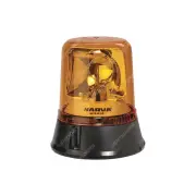 Narva Optimax Rotating Beacon Amber Flange Base 12 24 Volt 85650A