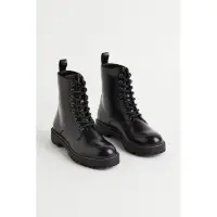 在飛比找蝦皮購物優惠-H&M 馬丁靴 綁帶靴 Ankle boots