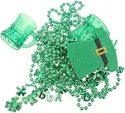 CIYODO Lightweight and Comfortable Patrick's Day Necklace Beading Chain for Adults Boys and Girls Festive Wear