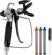 electric paint sprayer Airless Spray Gun,Filter For Electric Airless Paint Sprayers With 517 Spray Tip With Filter home paint sprayer(Orange)