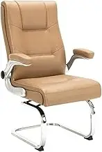 KJLY Managerial Executive Chairs Office Chairs Computer Chair Ergonomic Swivel Chair PU Leather Office Meeting Room Chair (Color : A)
